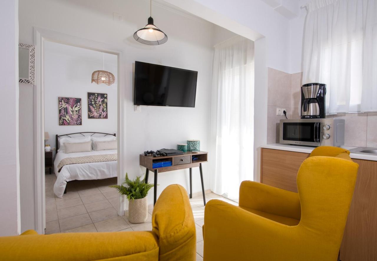 Center Manolia Dream 1 Bedroom Apartment 100M Away From The Beach Chania  Екстер'єр фото